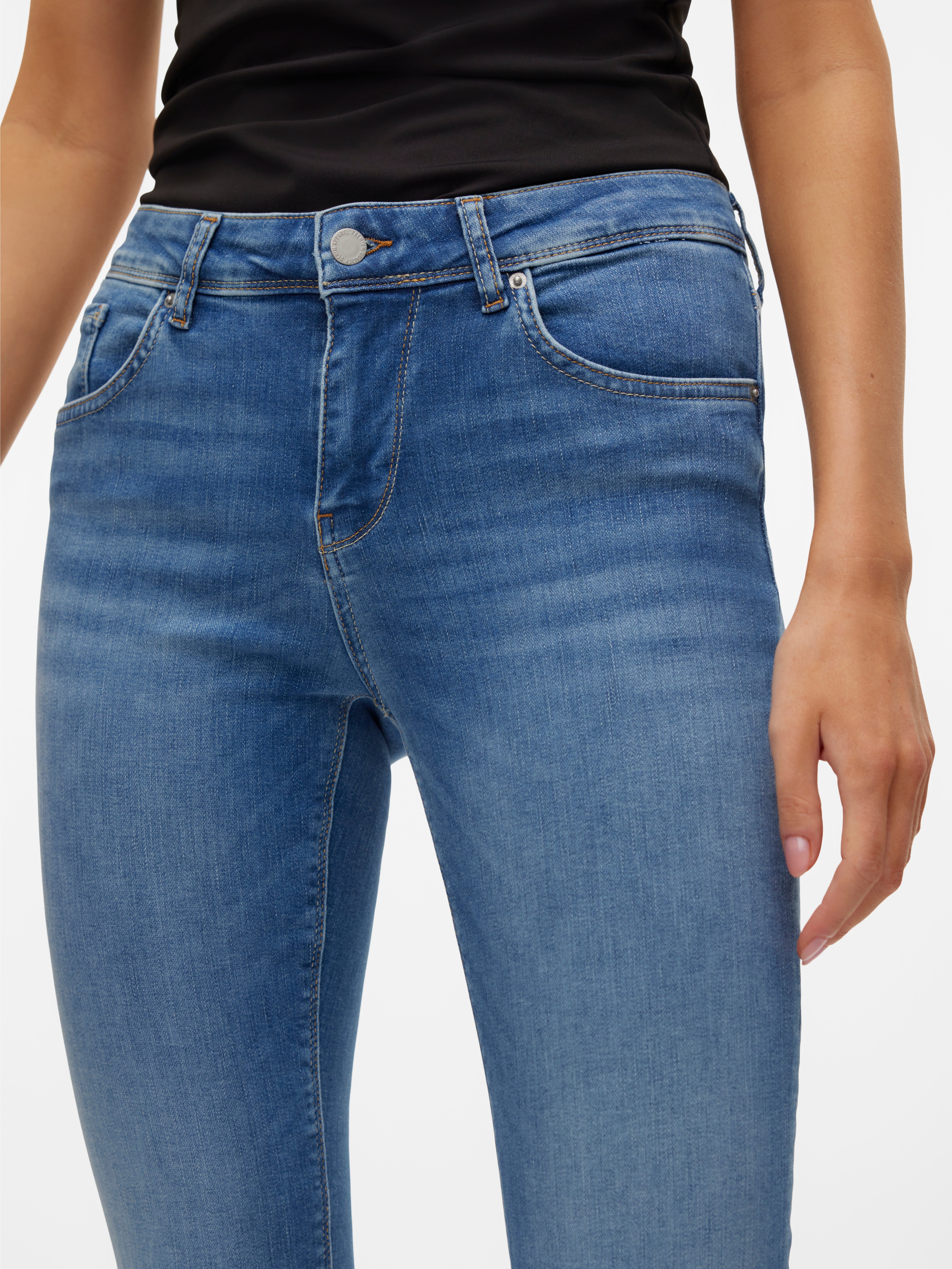 VMLUX Mid Rise Slim Fit Jeans