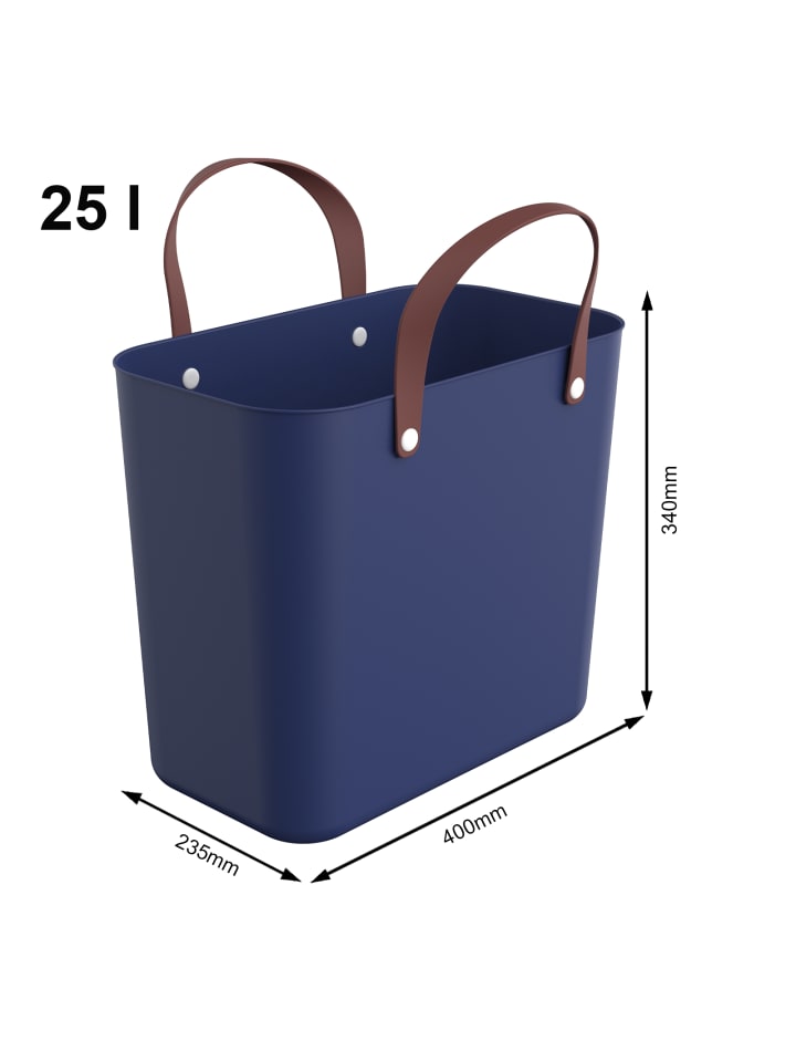 Rotho Albula 2er-Set Einkaufskörbe Taschen 25l in Horizontblau günstig kaufen onesize