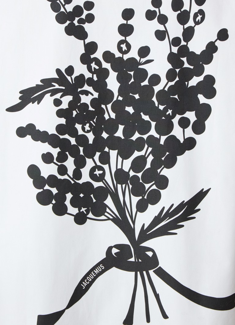 Camisa Jacquemus de corte regular com estampa.