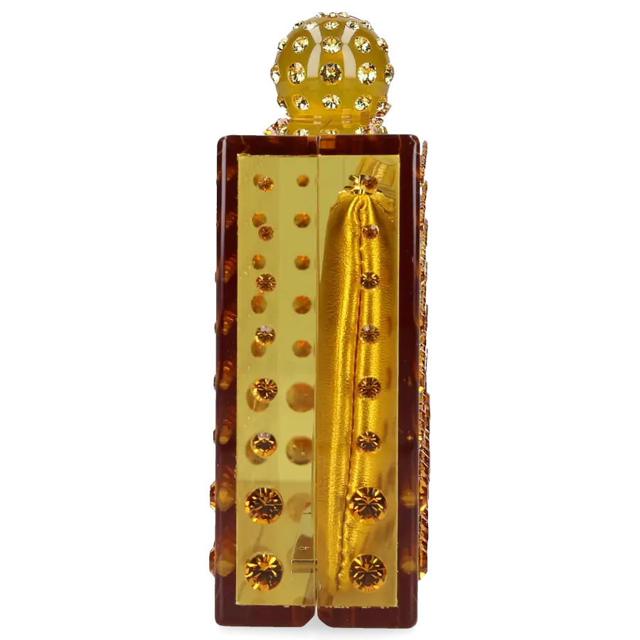 Aquazzura - Clutch TEQUILA Harz - gelb