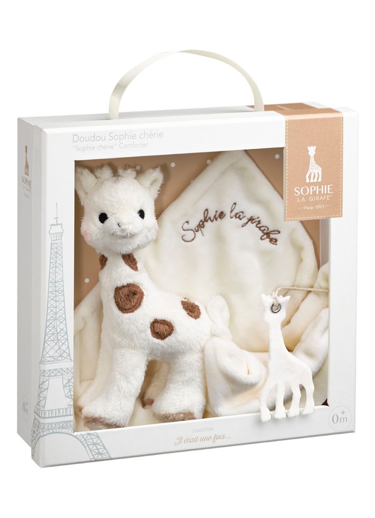 Sophie die Giraffe Chérie Kuscheltuch in Geschenkbox