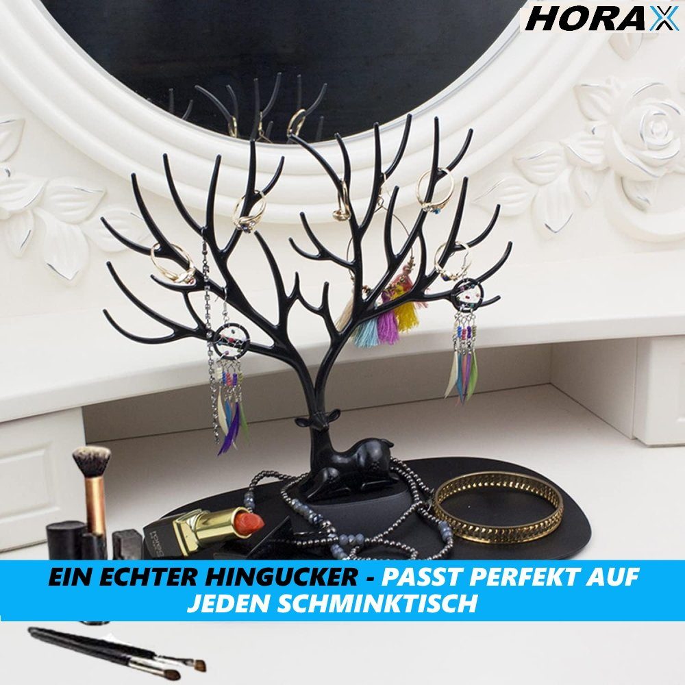 MAVURA Schmuckständer HORAX Schmuckständer Schmuckhalter Kettenständer Hirsch, Geweih Baum Schmuckbaum