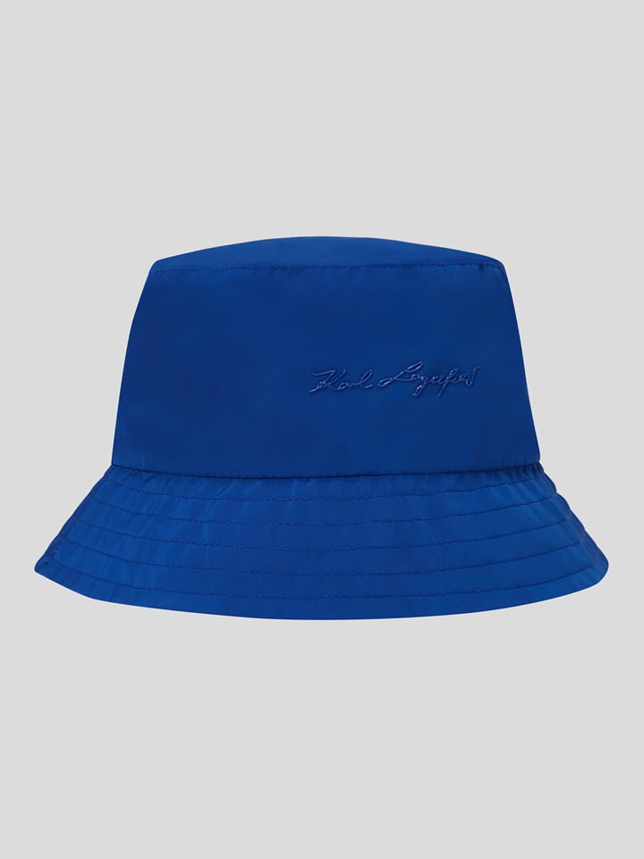 Karl Lagerfeld Fischerhut in Blau günstig kaufen onesize