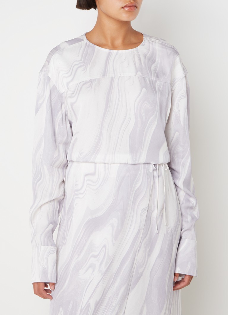 Top oversize stampato senza schienale di Calvin Klein