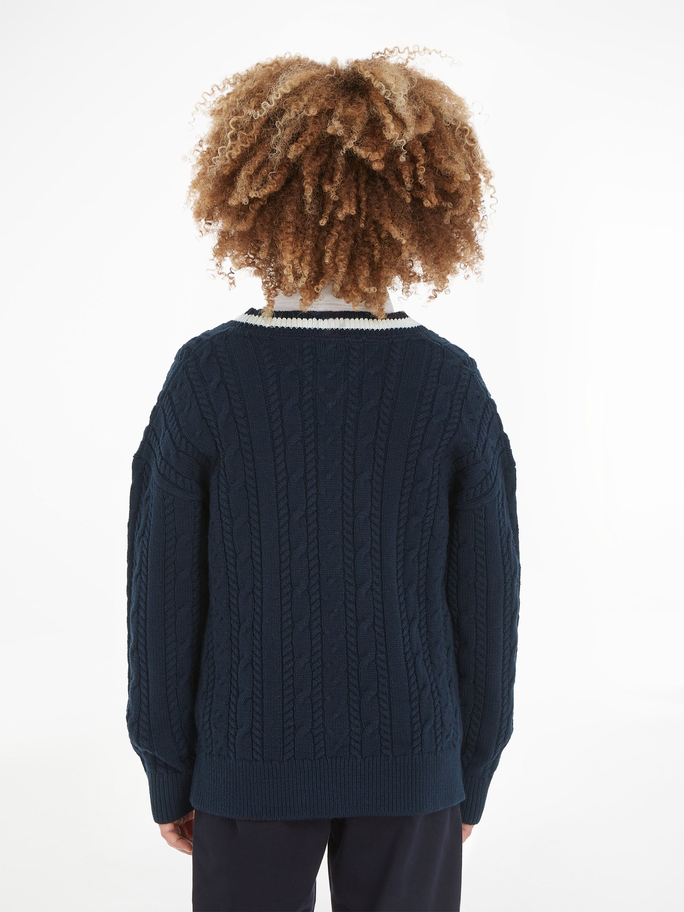 Tommy Hilfiger Strickjacke ESSENTIAL CABLE CARDIGAN