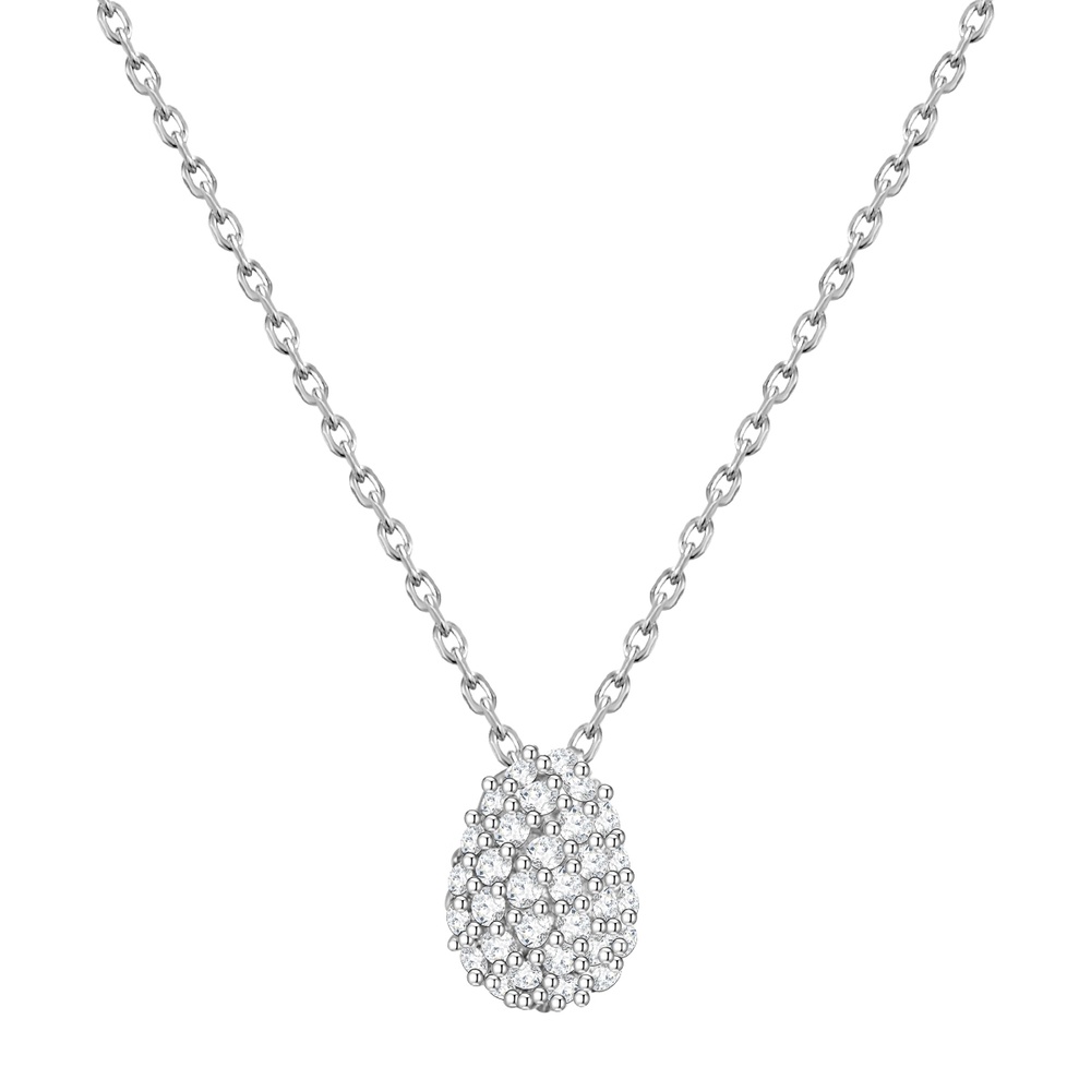 Glanzstücke München Collier en argent Argent sterling Oxyde de zirconium (CZ) en Argent collier