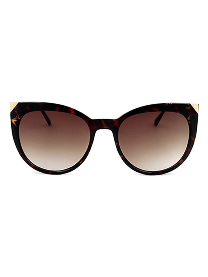 Guess Damen-Sonnenbrille in Braun/ Gold günstig kaufen 55