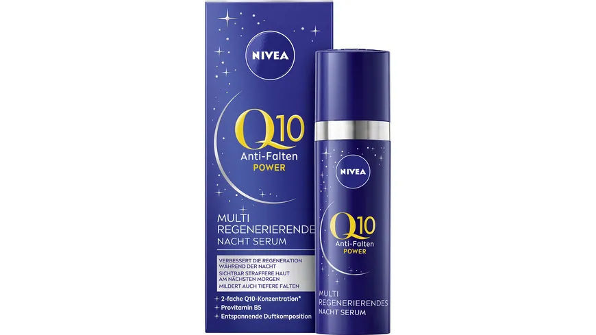 NIVEA Q10 Anti Falten Power Multi regenerierendes Nacht Serum 30 ml