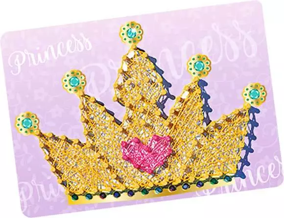 String Art Prinzessin - Bastelset für Kinder ab 6 Jahren