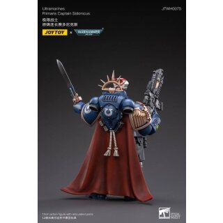 Warhammer 40k Actionfigur 1/18 Ultramarines Primaris Captain Sidonicus 12 cm