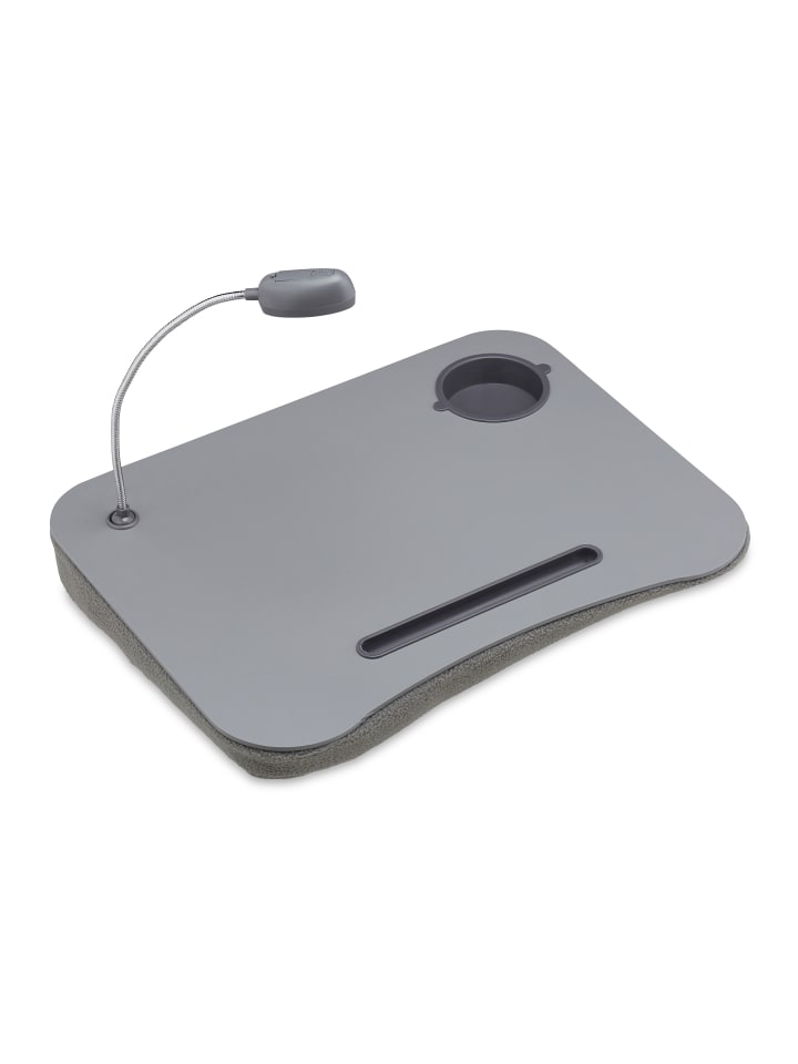 relaxdays Laptopkissen in Grau - (B)44 x (H)5 x (T)34 cm günstig kaufen onesize