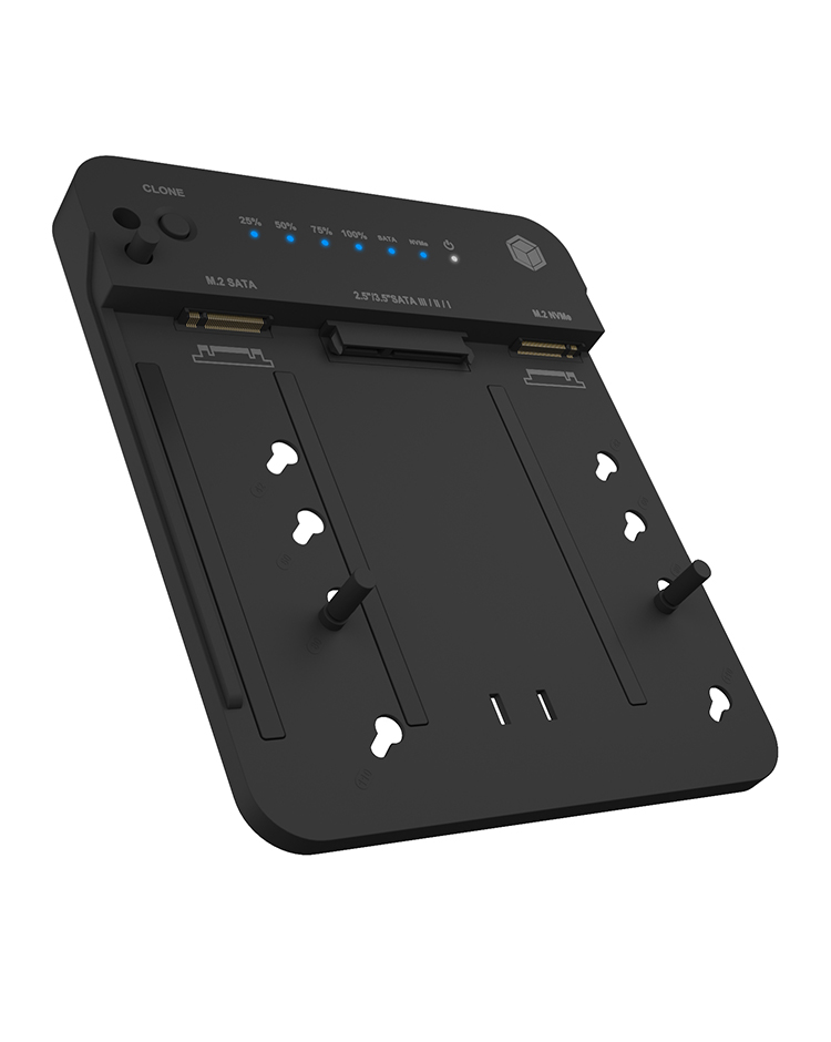 ICY BOX IB-2915MSCL-C31, CloneStation & DockingStation für M.2 NVME & SATA 2.5''/3.5'' SSD/HDD