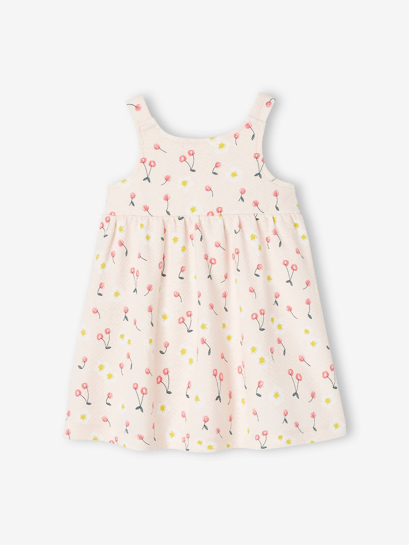Vertbaudet Mädchen Baby Trägerkleid Oeko-Tex - wollweiß