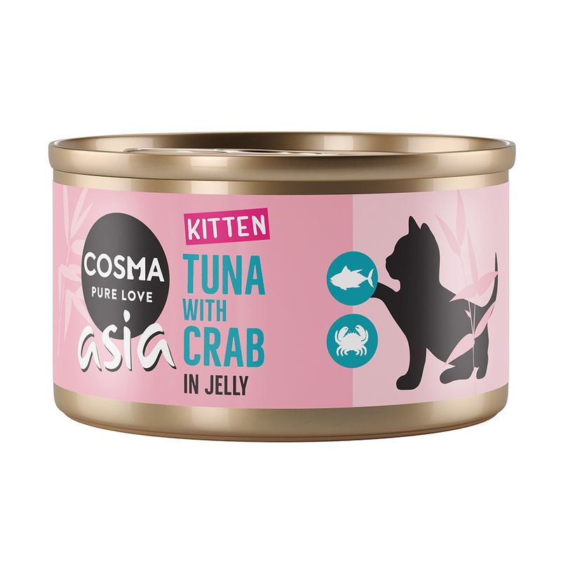 Sparpaket Cosma Asia Kitten in Jelly 12 x 85 g