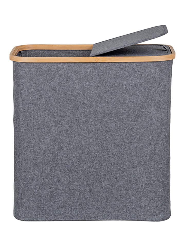 House Nordic Wäschekorb in Anthrazit - (B)33 x (H)54 x (T)54 cm günstig kaufen onesize