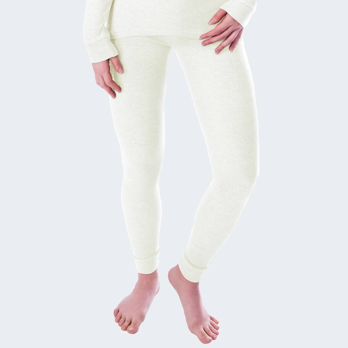 Black Snake Creme Damen Thermohose