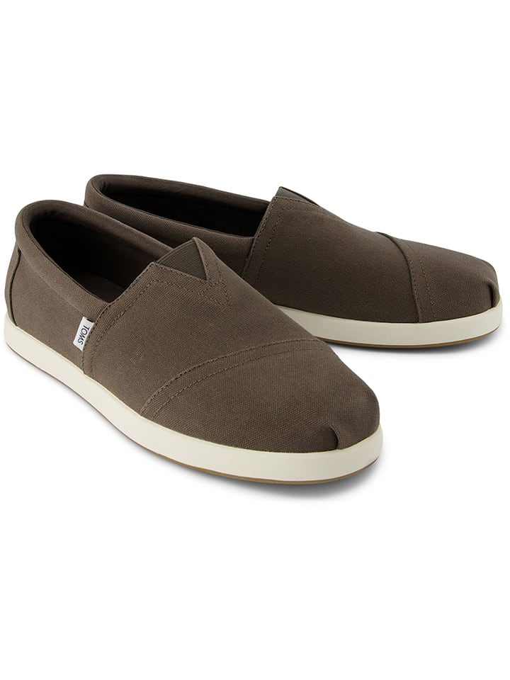 TOMS Slipper in Khaki günstig kaufen