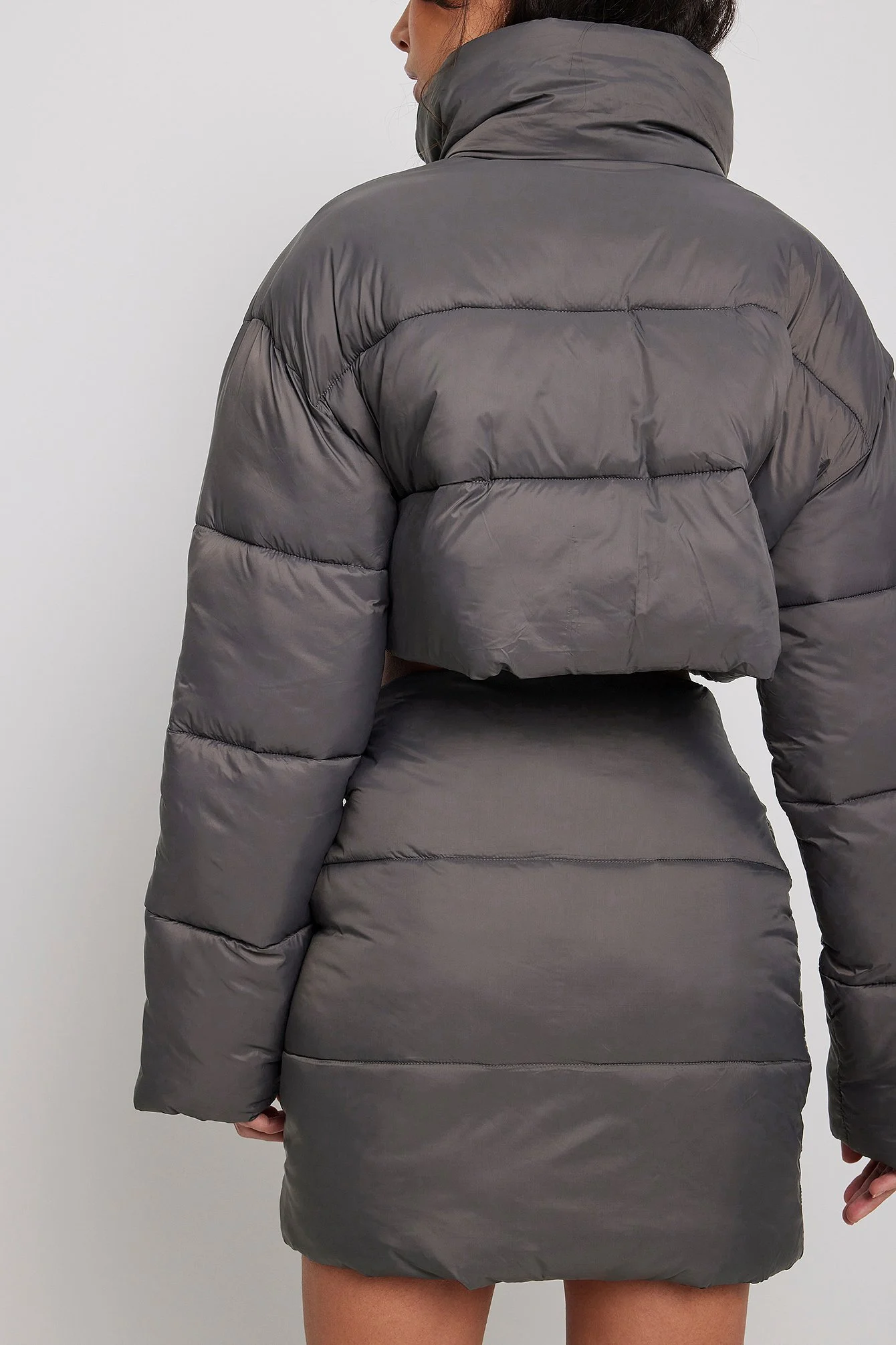 Gefütterte Crop-Jacke