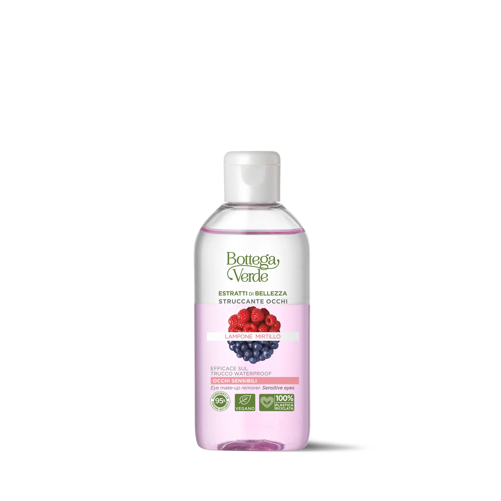 Beauty Extracts acu grima noņēmējs - melleņu un aveņu - acu grima noņēmējs, ūdensizturīgs acu grima noņēmējs
