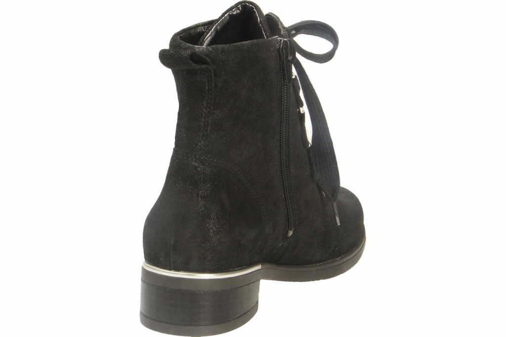 WALDLÄUFER Schnür-Stiefeletten schwarz Hienna