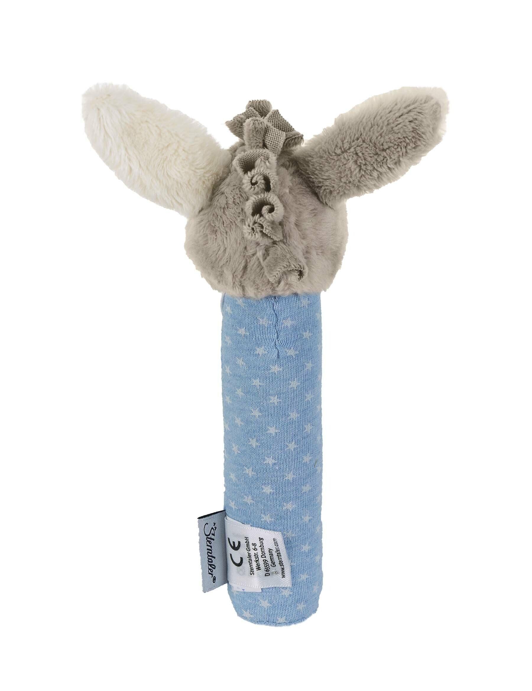 Greif-Quietsche Esel Emmi in Mittelblau, 18 cm