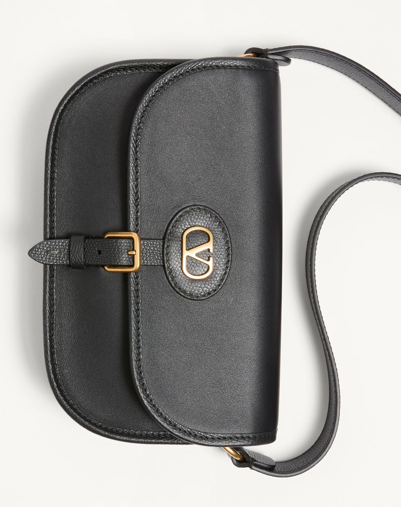 Bolsa de ombro pequena Valentino Garavani Antibes em couro de bezerro