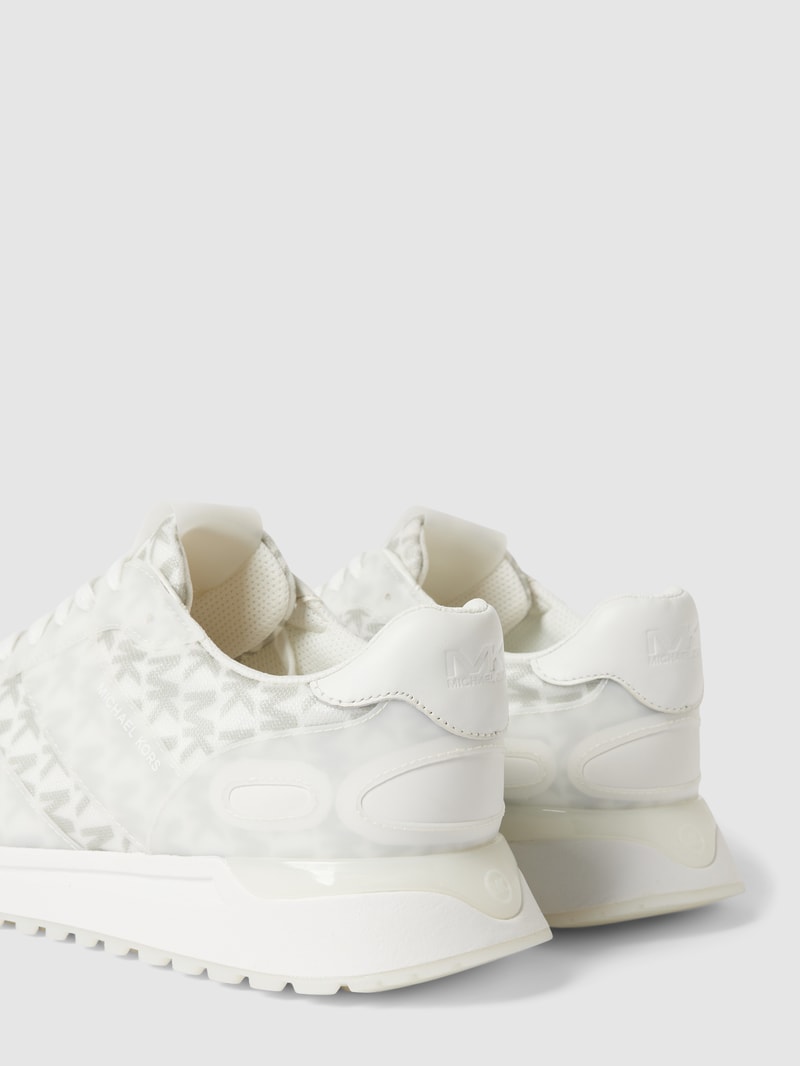 Sneaker mit Allover-Muster Modell 'MILES' in orange