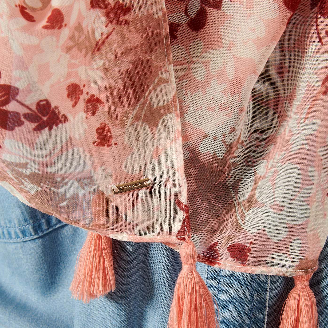 FOULI  Chèche fleuri femme