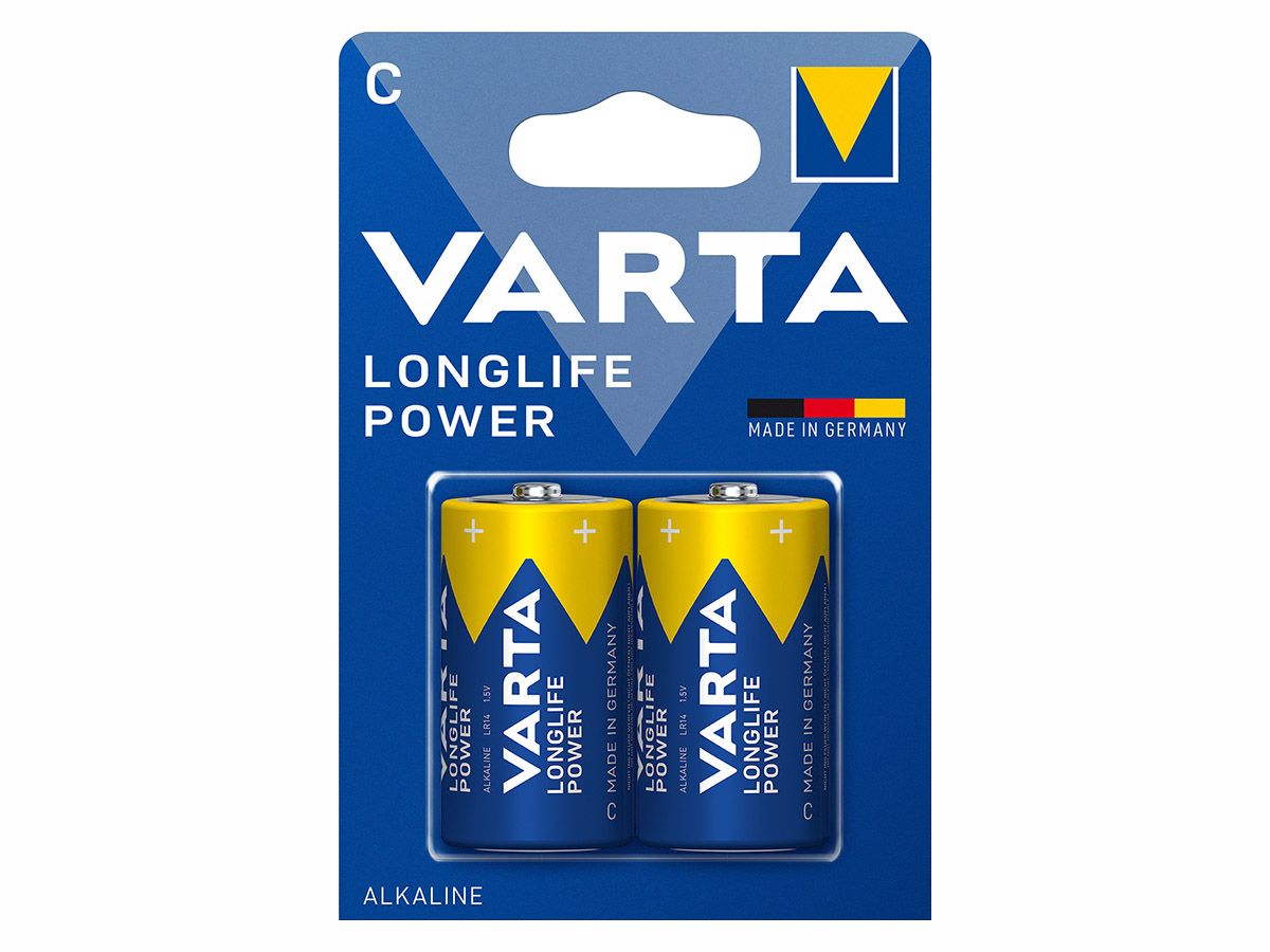 Varta 2x Longlife Power C Batterien