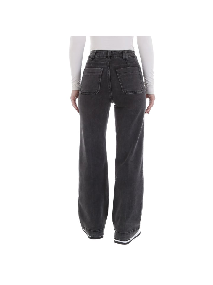 Ital-Design Jeans in Schwarz und Grau günstig kaufen