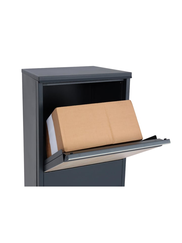MCW Paketkasten G80 Größe XL, Verzinkt anthrazit, Holzoptik hell günstig kaufen onesize