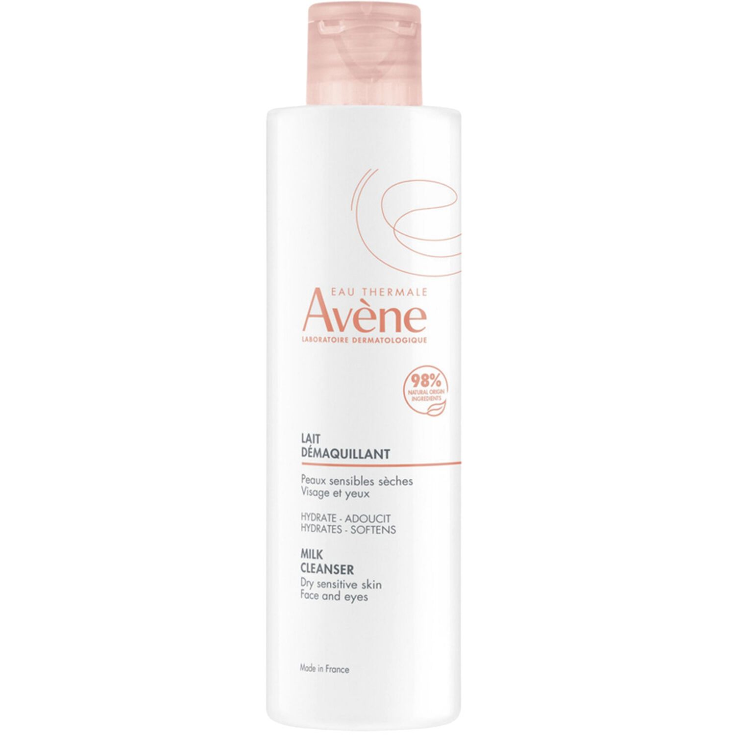 Eau Thermale Avène Lait Démaquillant Démaquille - Nettoie - Apporte de la douceur - Hydrate