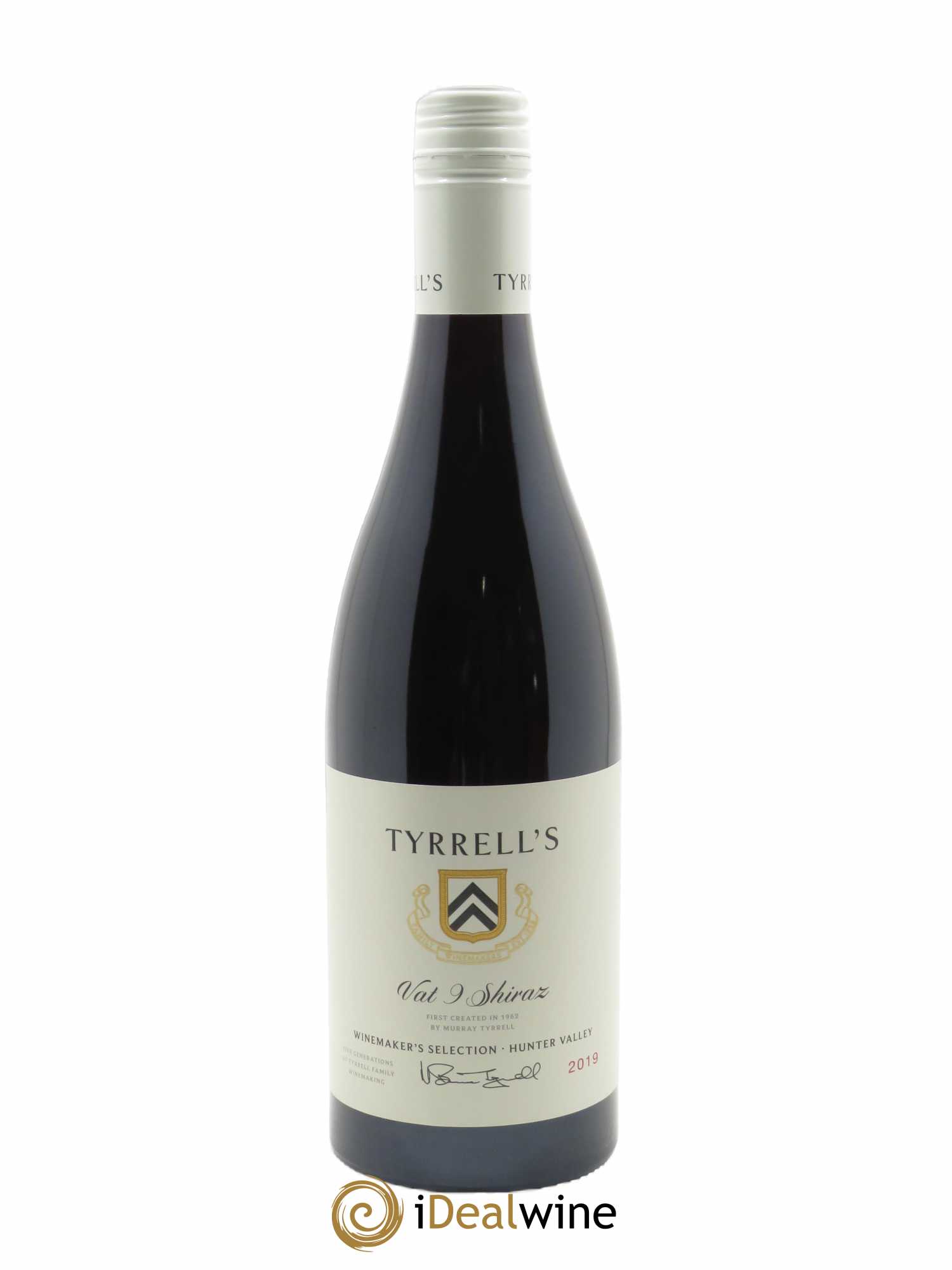 Hunter Valley Tyrrell's Wines Vat 9 Shiraz  2019 - Lot de 1 Bouteille