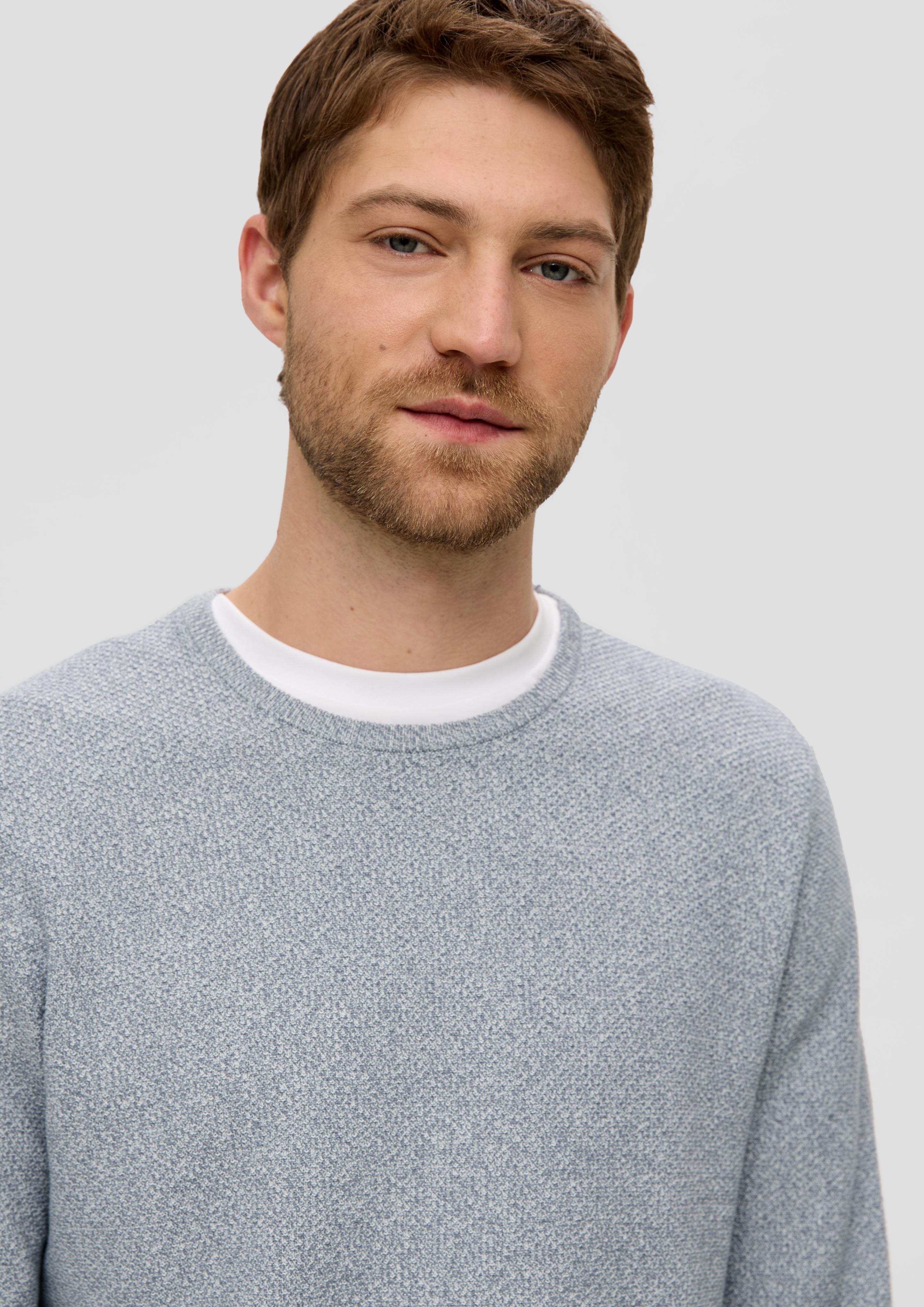 Feinstrickpullover mit Crew Neck  2146110-95X0