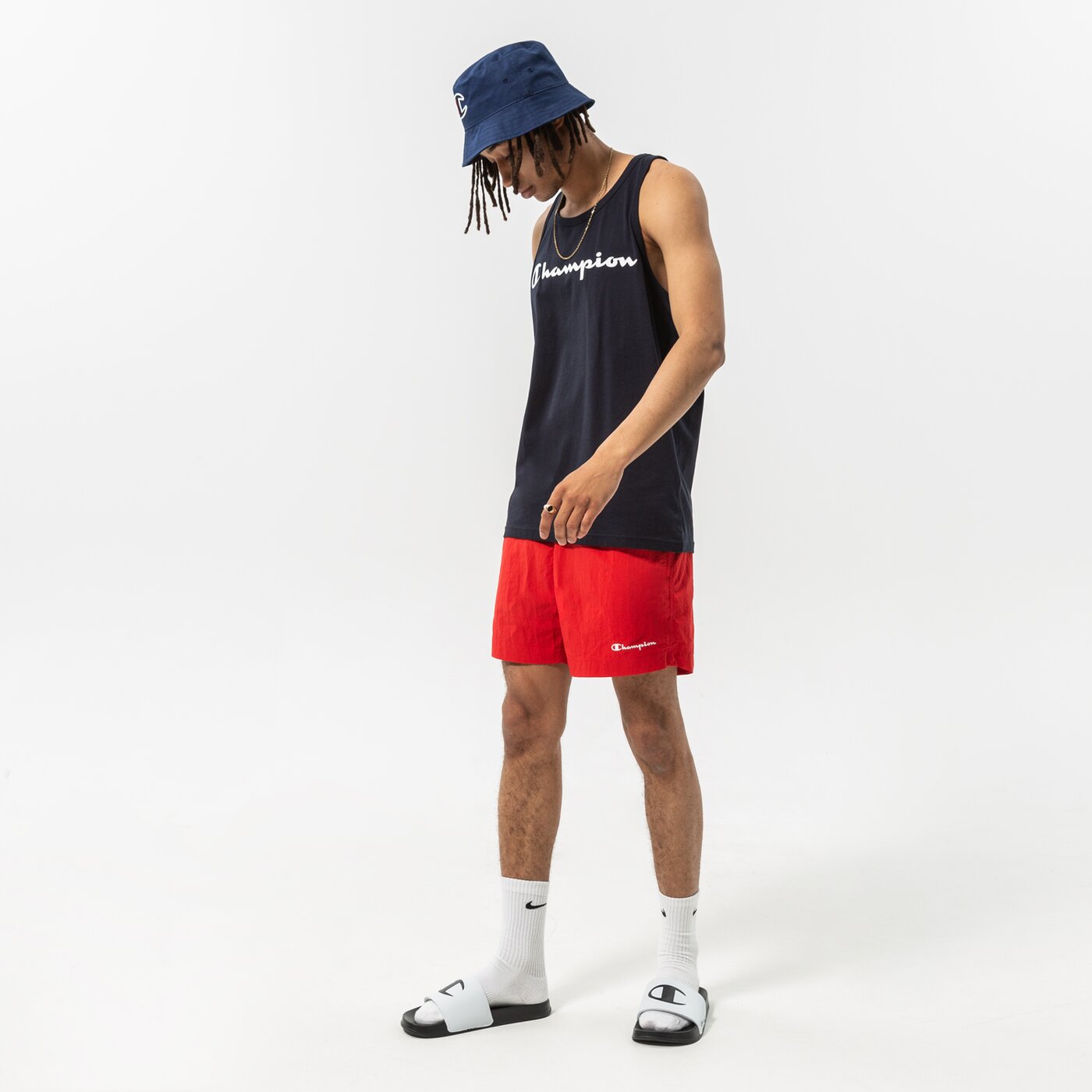 CHAMPION TANK TANK TOP Dunkelblau