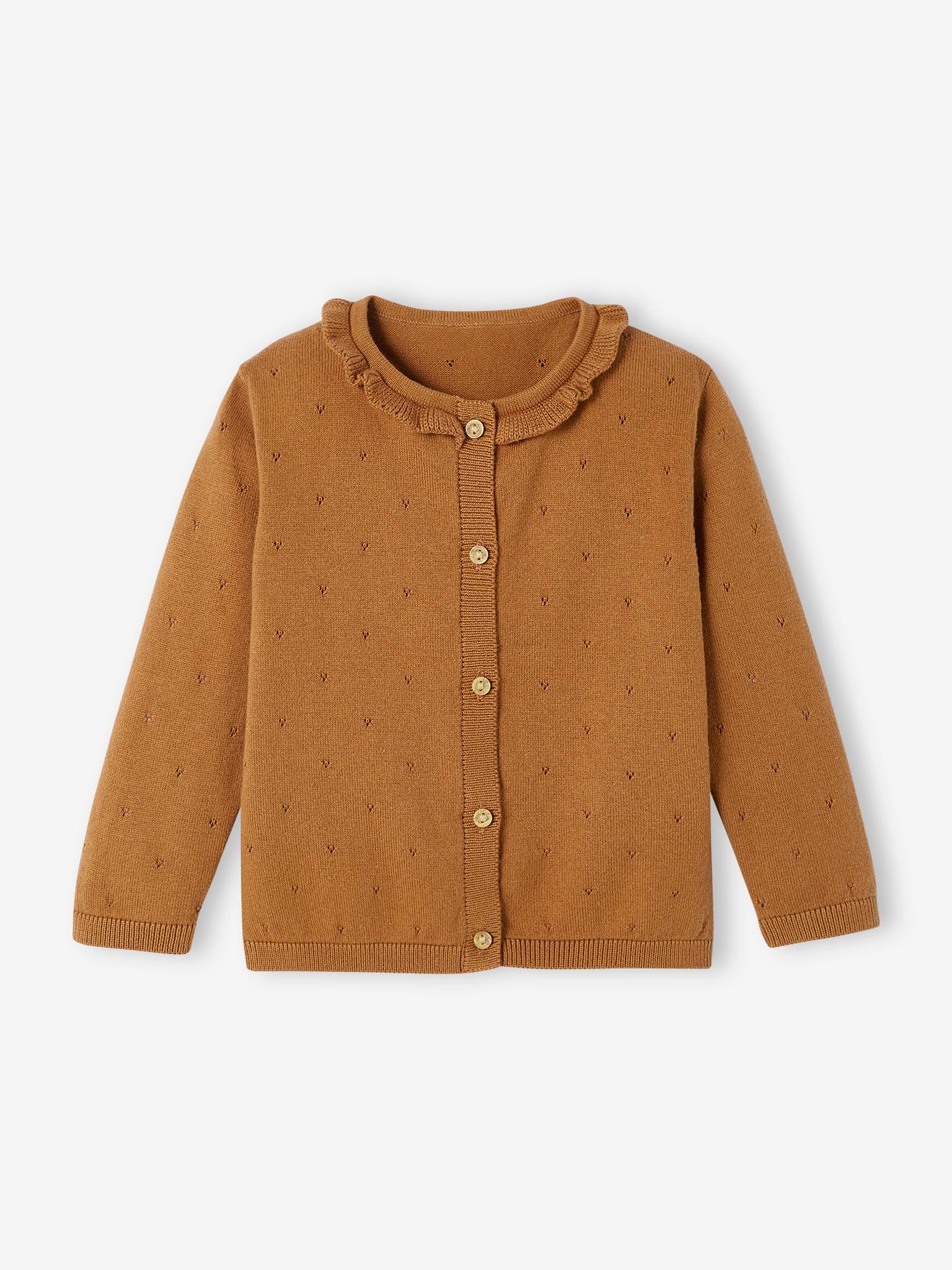 Vertbaudet Baby Strickjacke Oeko-Tex - karamell
