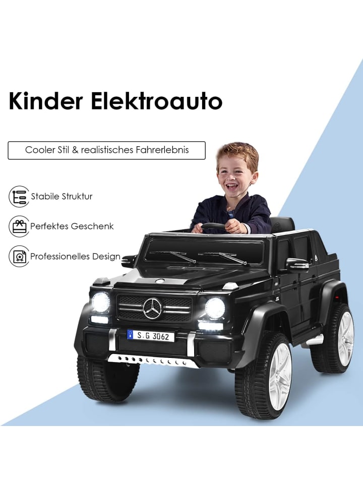 COSTWAY 12V Elektroauto ab 3 Jahren in Schwarz günstig kaufen onesize