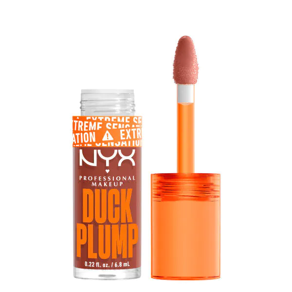 NYX Duck Plump сјај за усне у нијанси Brown Of Applause