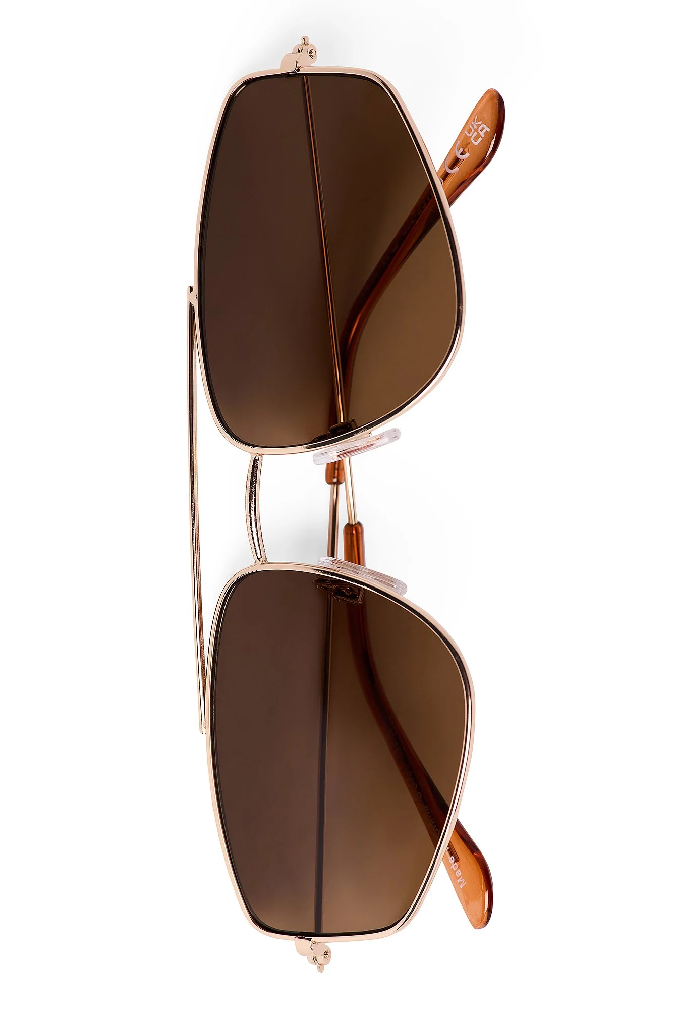 Kantige Pilot-Sonnenbrille