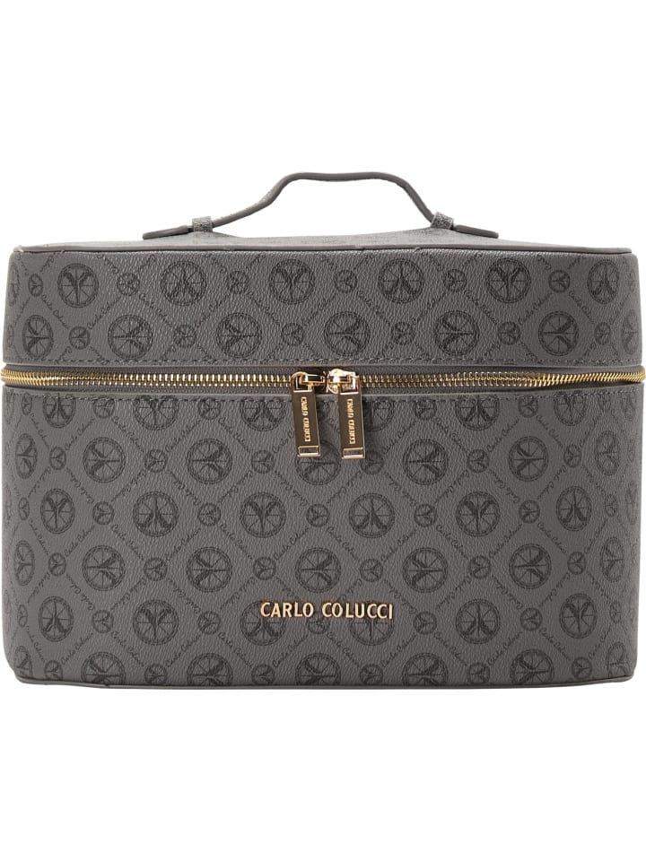 Carlo Colucci Kosmetiktasche Craighero in Grau günstig kaufen onesize