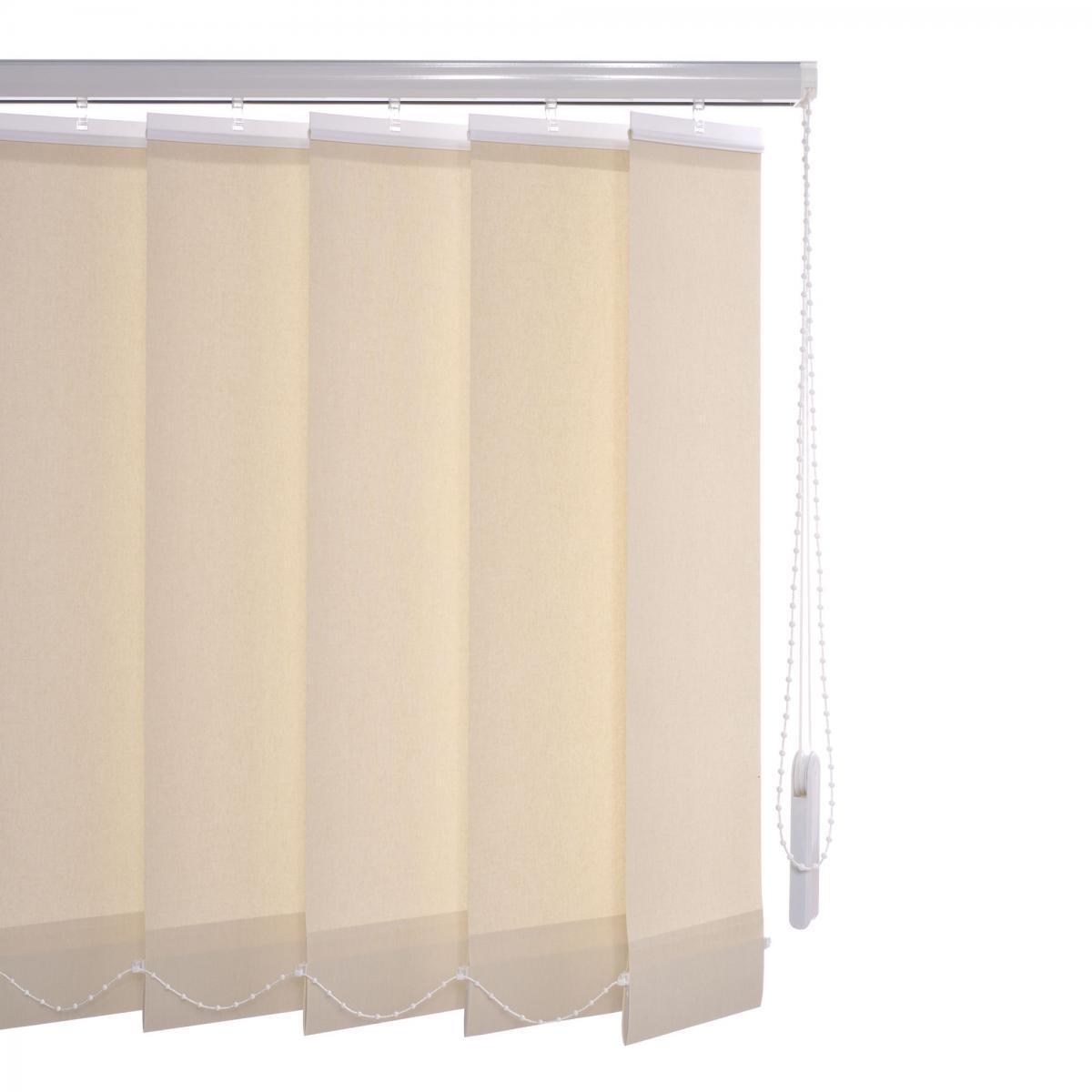 Bella Casa Schiebevorhang 150 x 180 creme 89 mm