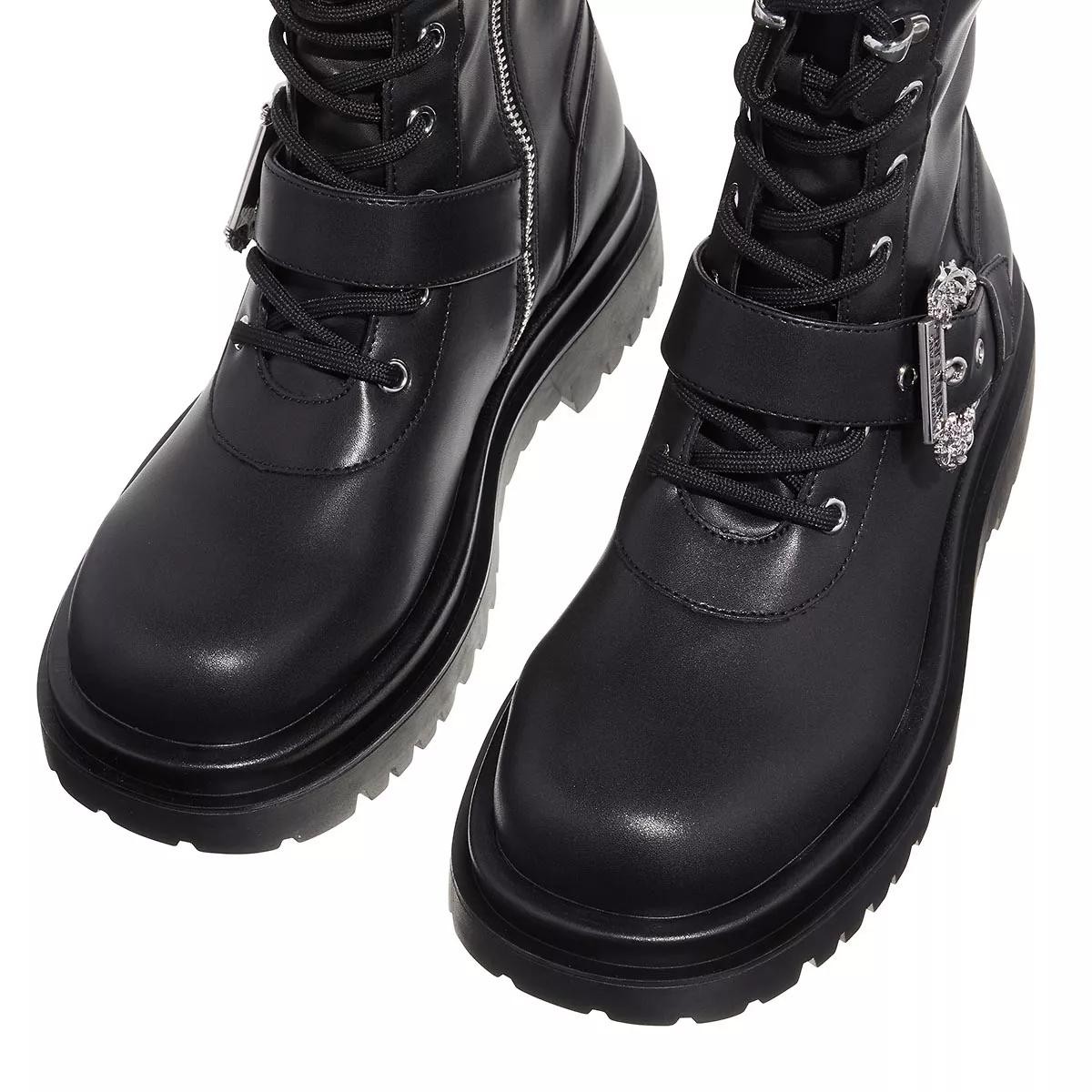 VERSACE Stiefeletten schwarz Schnürstiefel