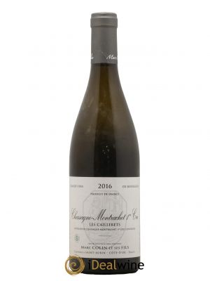 Chassagne-Montrachet 1er cru Les Caillerets Marc Colin & Fils  2016 - Lot de 1 Bouteille