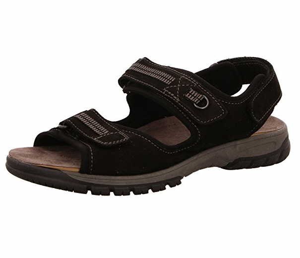 WALDLÄUFER Sportliche Sandalen schwarz