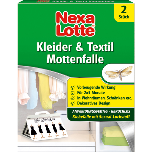 NEXA LOTTE Kleider- & Textil-Mottenfalle  2 St