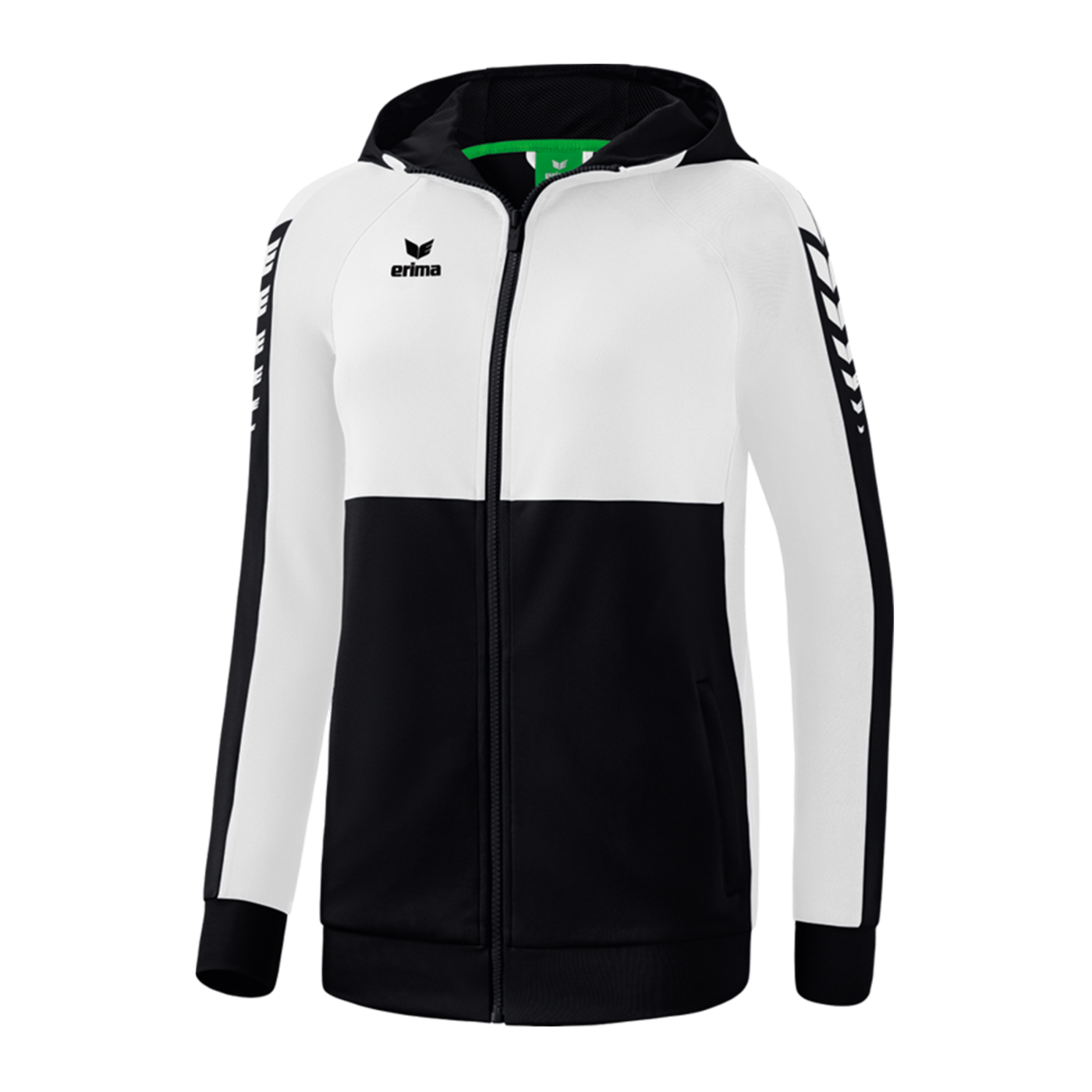 Erima Six Wings Kapuzenjacke Damen Schwarz