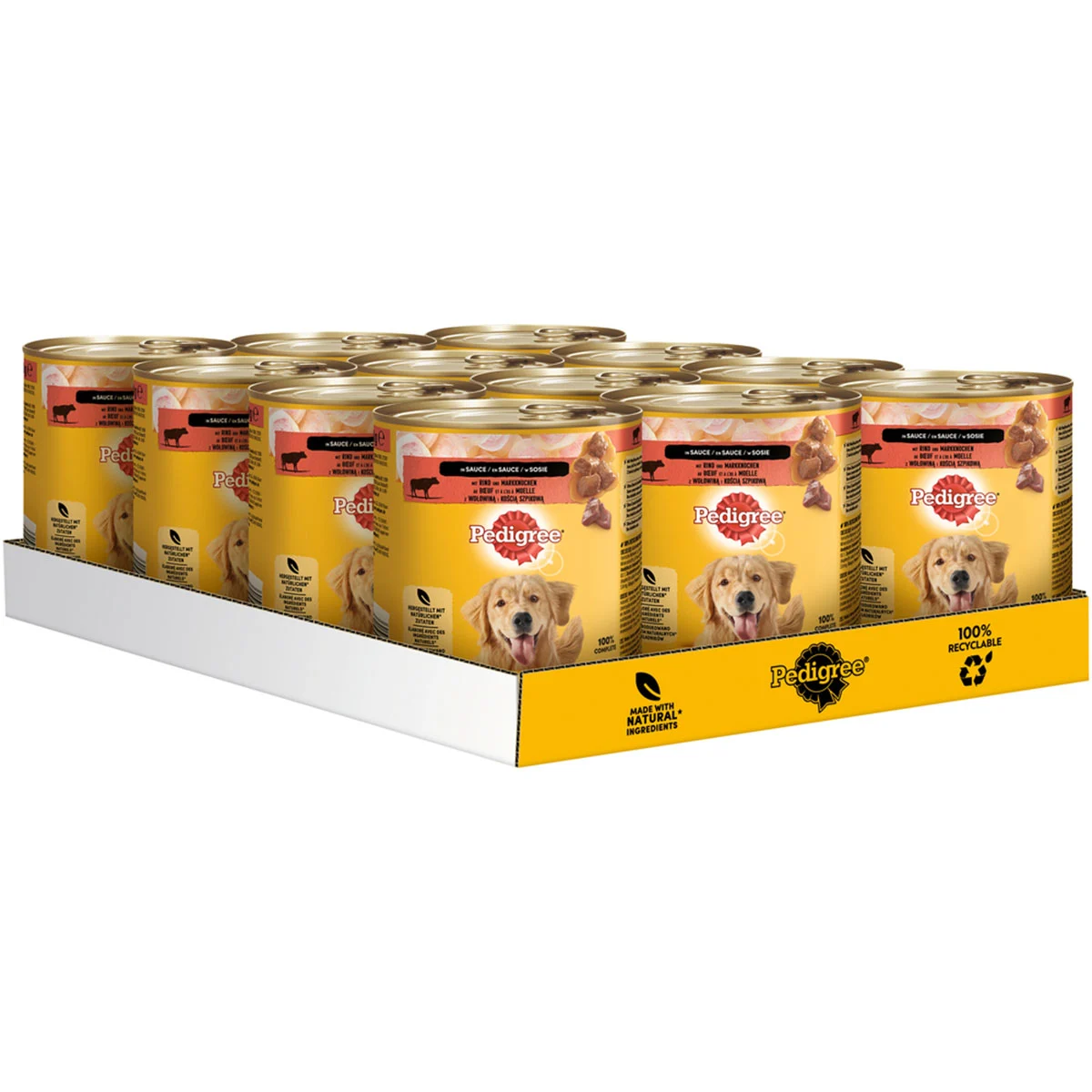 Pedigree Plus Markknochen mit Rind in Sauce kaufen bei ZooRoyal