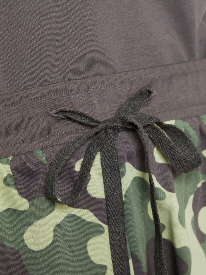 comazo Herren Schlafanzug kurz in Anthrazit günstig kaufen