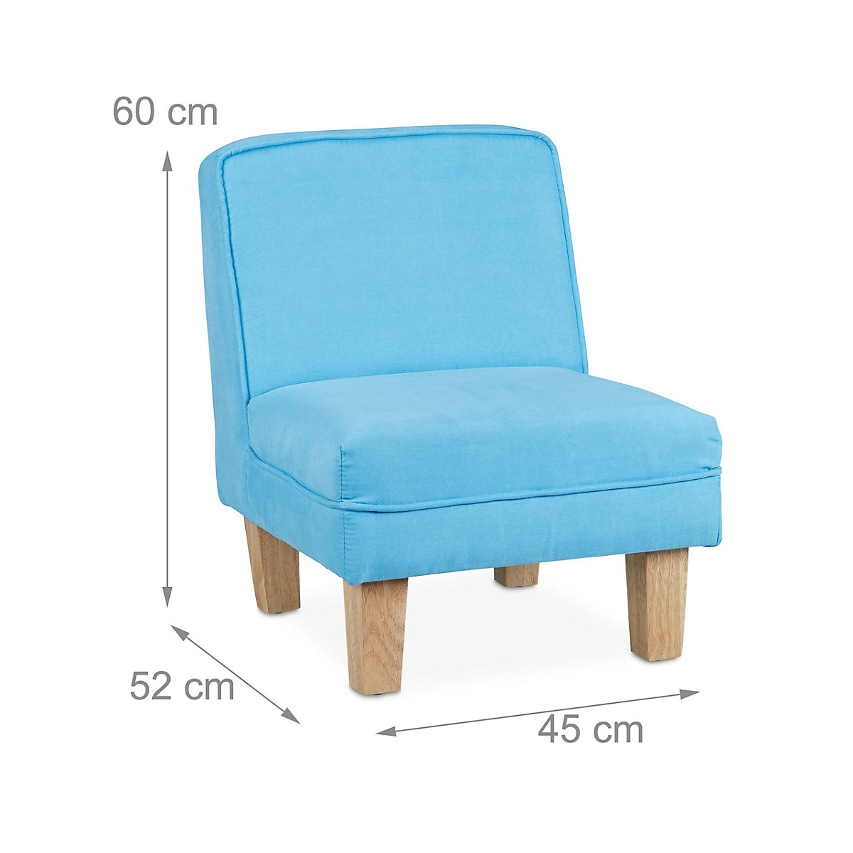 Kindersessel mit Holzfüßen