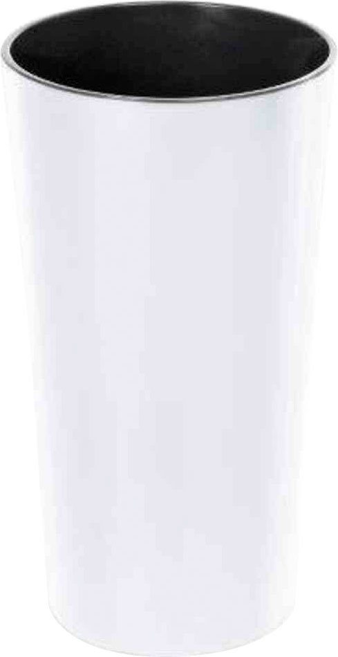 Siena Garden Pflanzkübel, Hochglanzoptik, rund